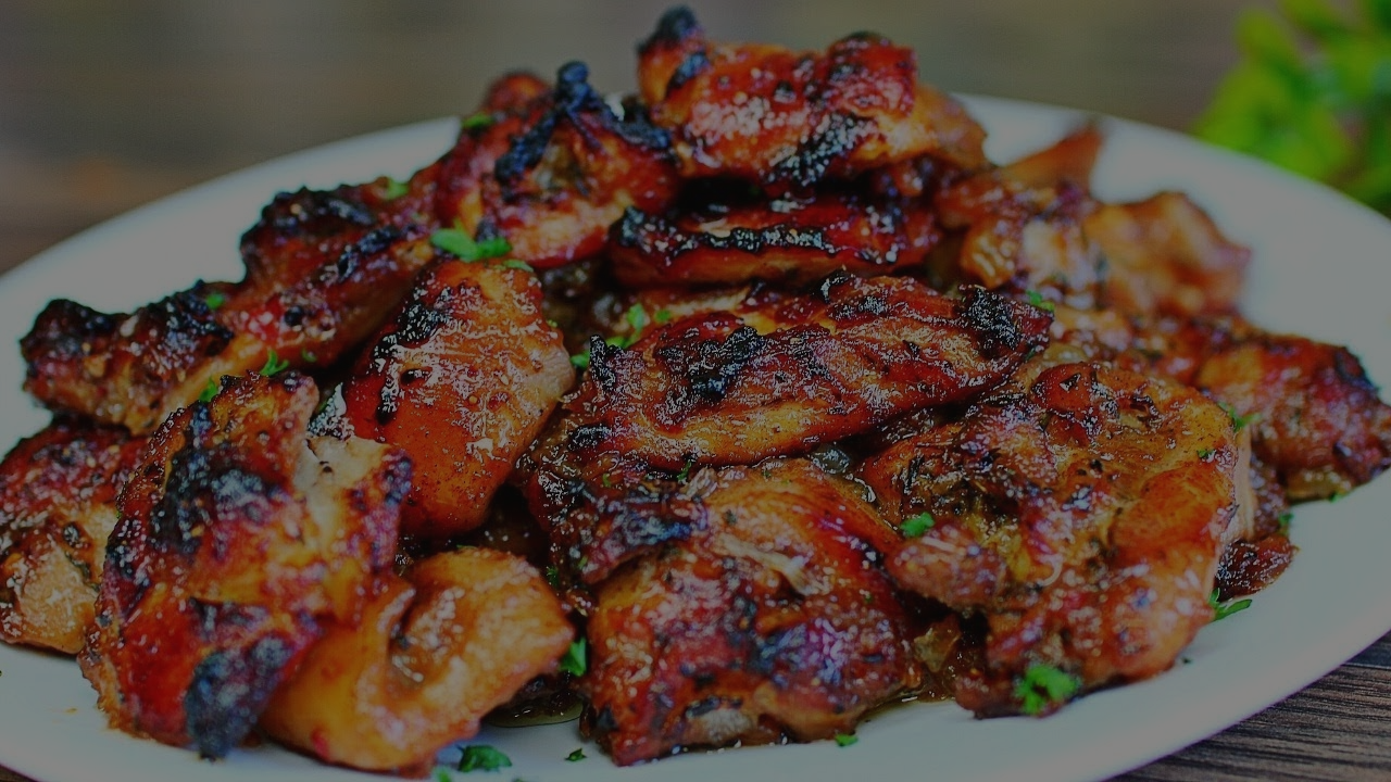 Honey Garlic Glazed Chicken Thighs