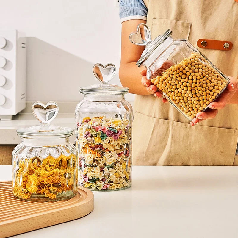 Glass Sealed Food Grade Storage Jars