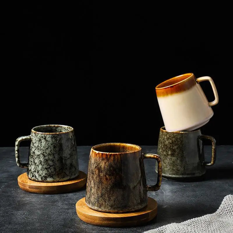 Japanese Glazed Ceramic Mug