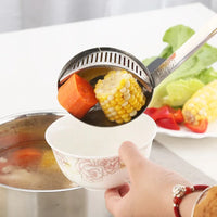 Dual-Use Long Handle Soup Ladle