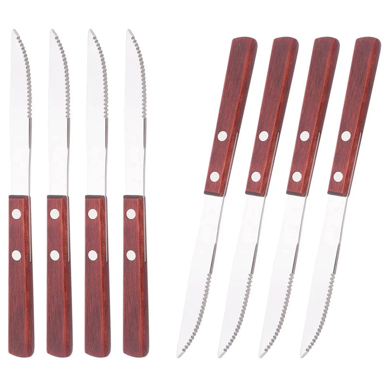 8Pcs Stainless Steel Steak Knife Set 