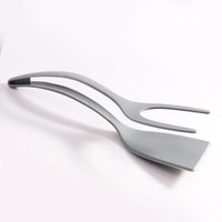 2-in-1 Nylon Grip Spatula Tongs