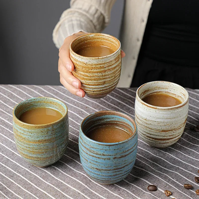 Handmade Glazed Ceramic Coffee Mugs