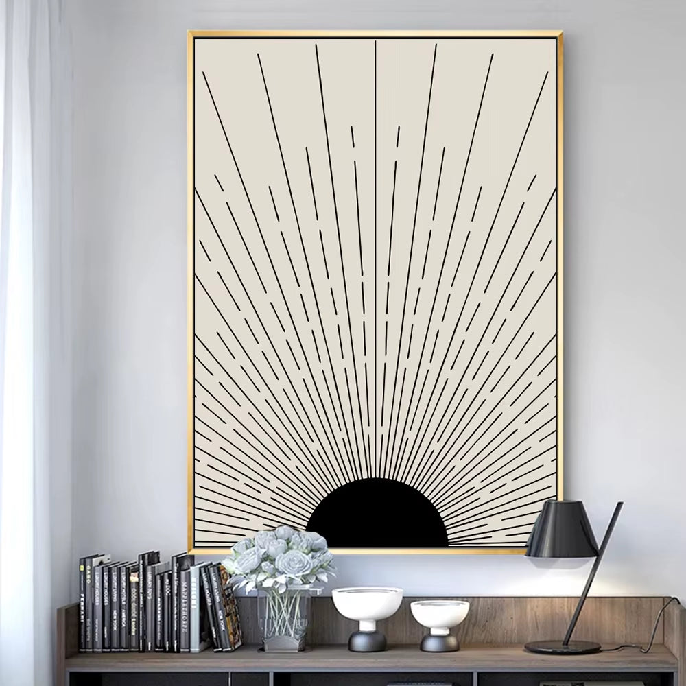 Black and White Geometric Wall Prints