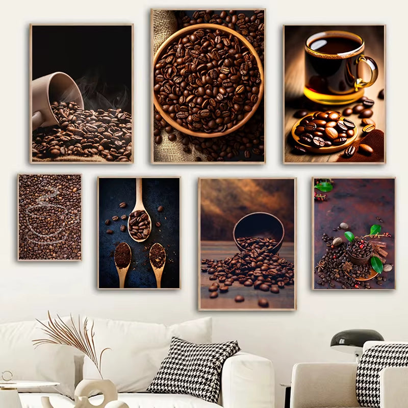 Modern Coffee Room Wall Print