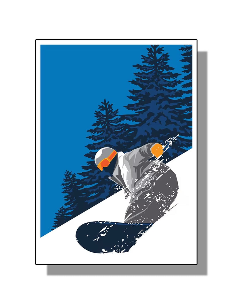 Winter Adventure Wall Print