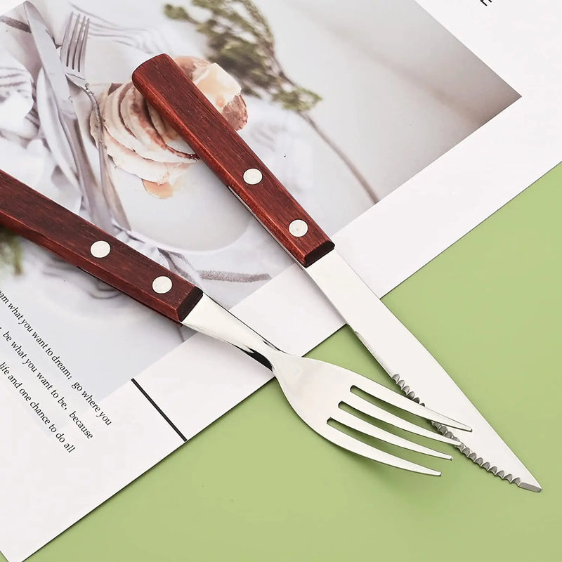 8Pcs Stainless Steel Steak Knife Set 