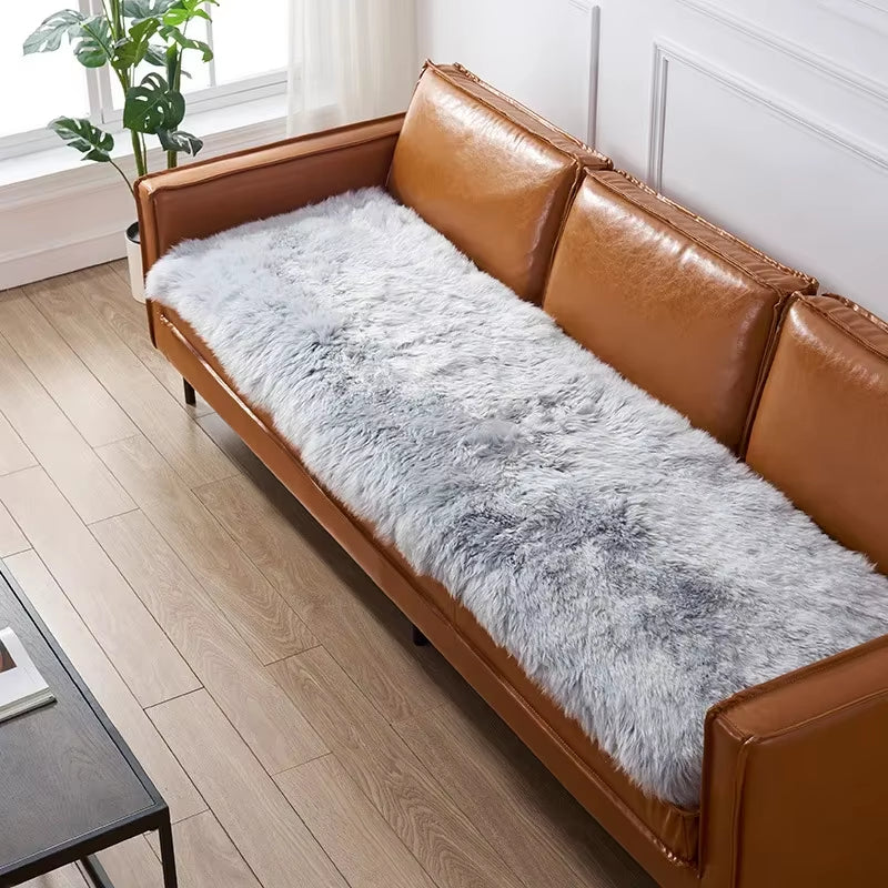 Nordic Faux Sheepskin Fur Sofa Mat