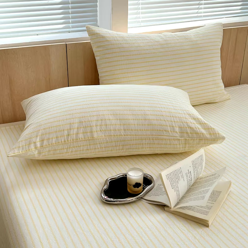 Soft Cotton Striped Pillow Covers