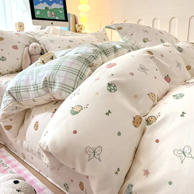 Playful Cotton Duvet Cover