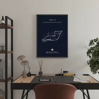 F1 Monaco Circuit Wall Prints