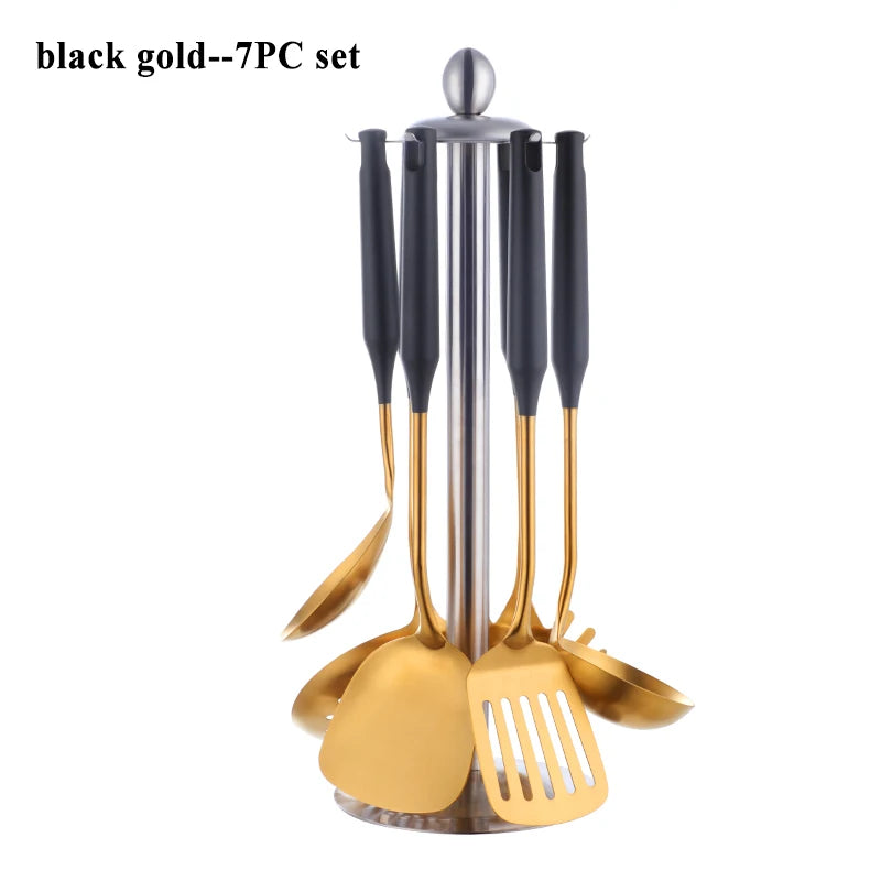 7Pcs Stainless Steel Cooking Utensil Set