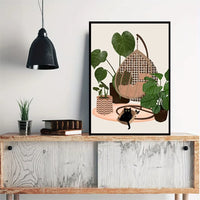 Graffiti Illustration Nature Wall Prints