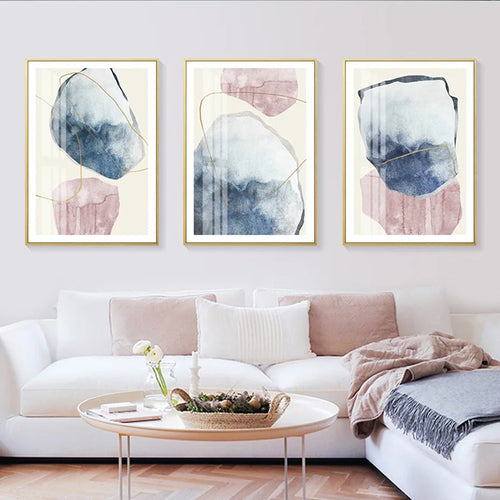 Abstract Watercolor Wall Prints