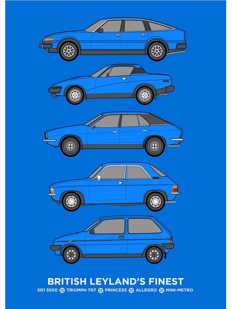 Rover Classic Car Wall Print