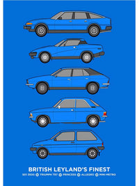 Rover Classic Car Wall Print