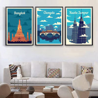 World Famous Cities Architecture Wall Prints