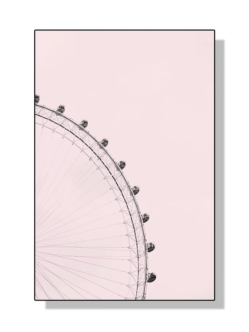 Pink Ocean Surf Wall Print