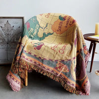 Retro Style Throw Blankets