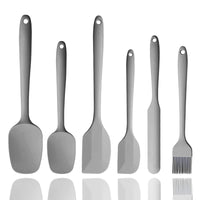 6Pcs Food Grade Silicone Spatula Set