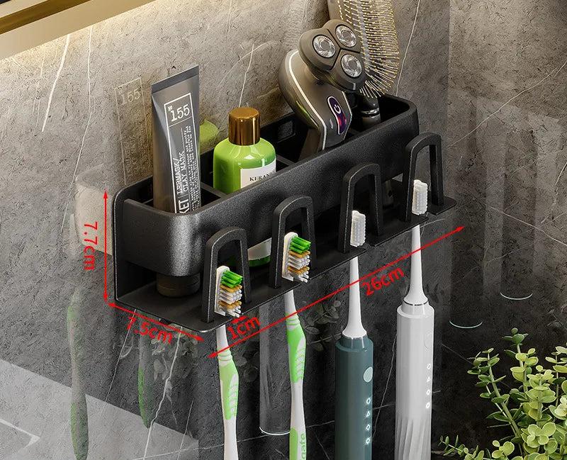 Modern Metal Toothbrush Holder