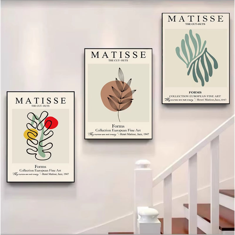 Matisse-Inspired  Wall Prints