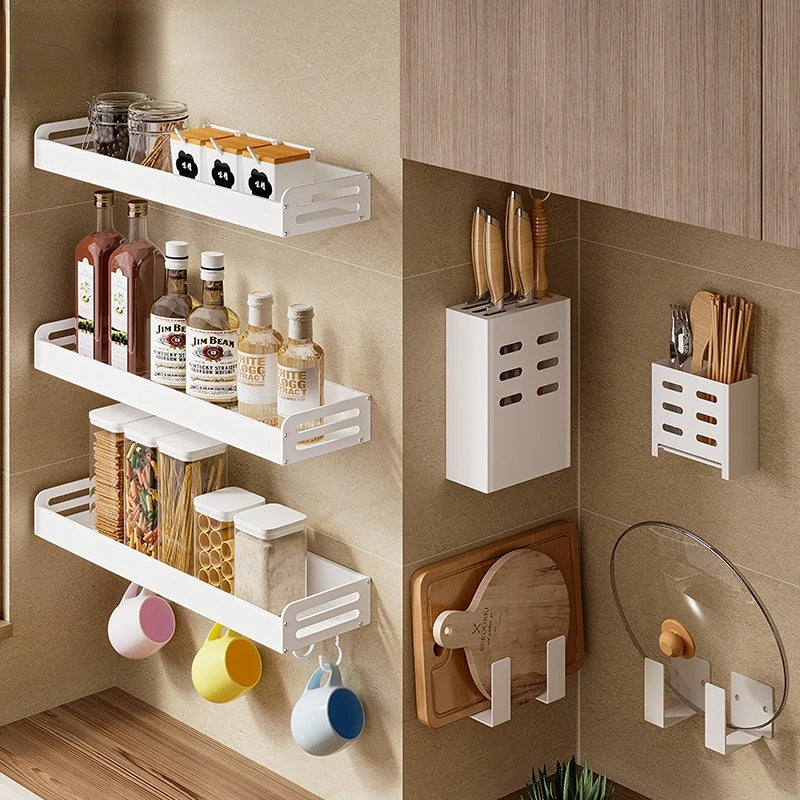 Multifunctional Wall-Mounted Storage Rack