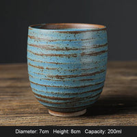 Handmade Glazed Ceramic Coffee Mugs