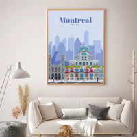 Modern City Landscape Wall Prints