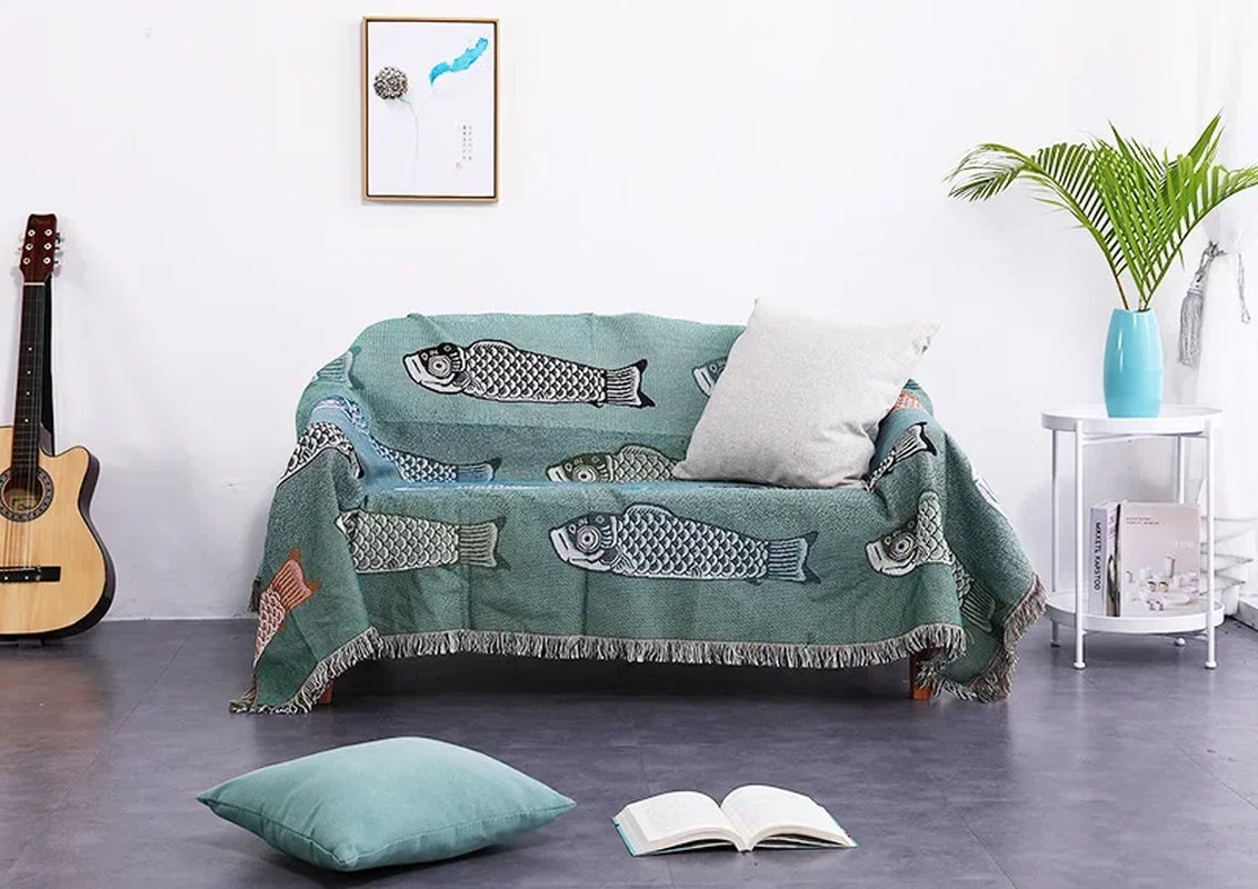 Modern Sea Throw Blanket