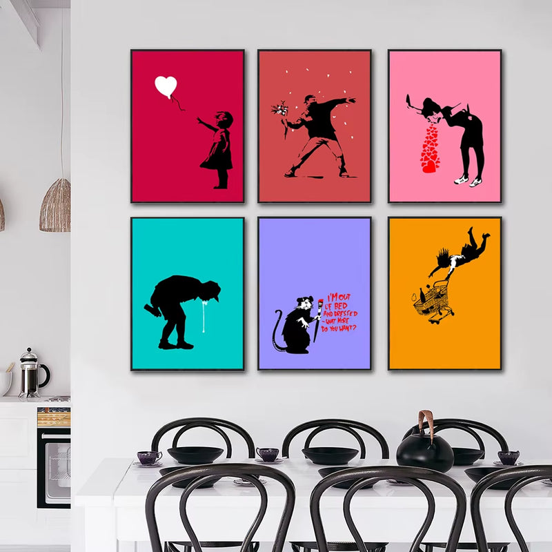 Graffiti Love Pop Wall Prints