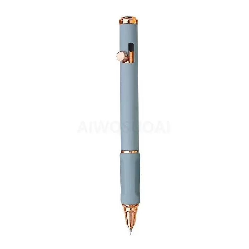 New Press Type Erasable Fountain Pen 0.38Mm Tip Replaceable Ink Sac School Writing Supplies Children'S Gifts Stationery