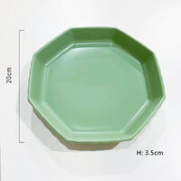 Solid Colored Ceramic Dinner Plates