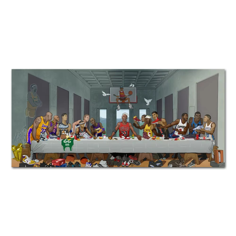 NBA Last Supper Wall Prints