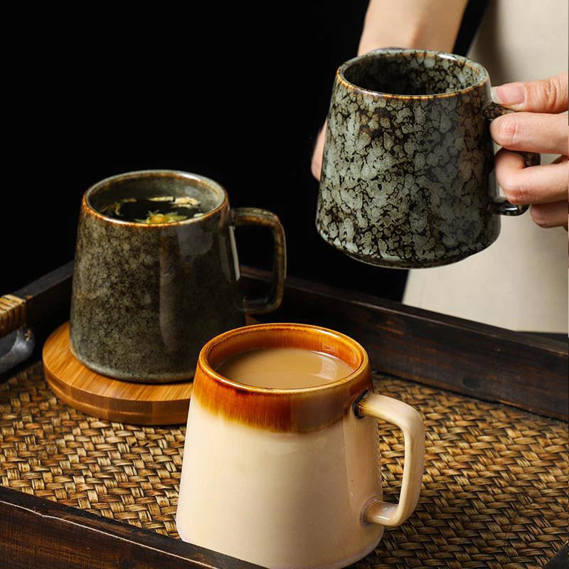 Japanese Glazed Ceramic Mug