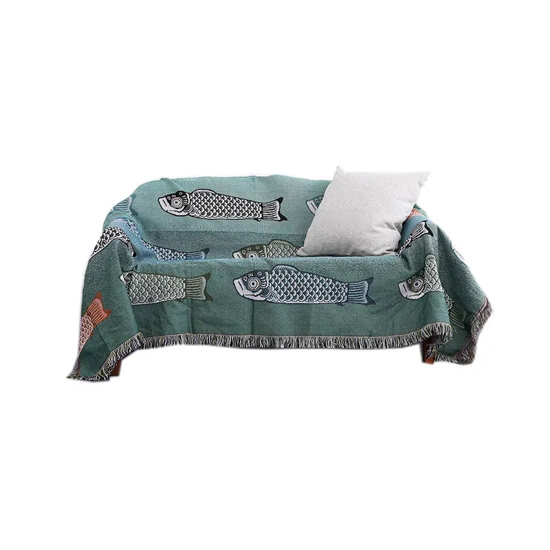 Modern Sea Throw Blanket