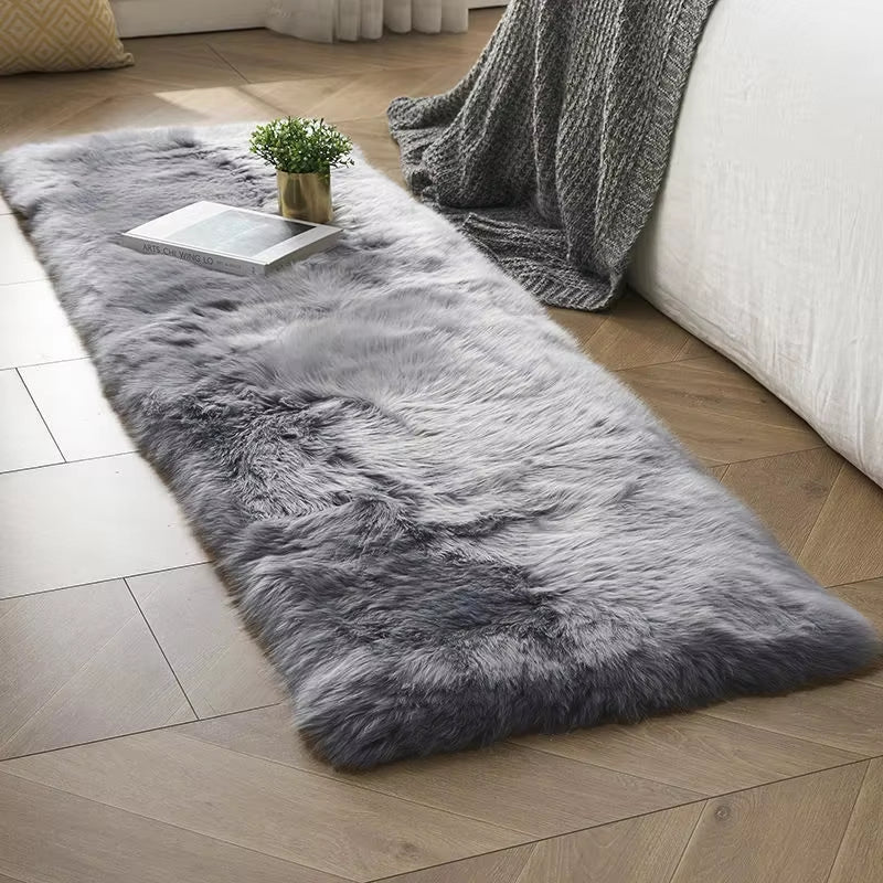 Nordic Faux Sheepskin Fur Sofa Mat