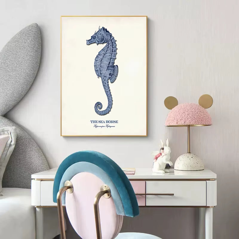 Vintage Sea Life Wall Print