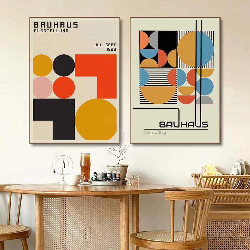 Bauhaus Modern Abstract Geometric Wall Prints