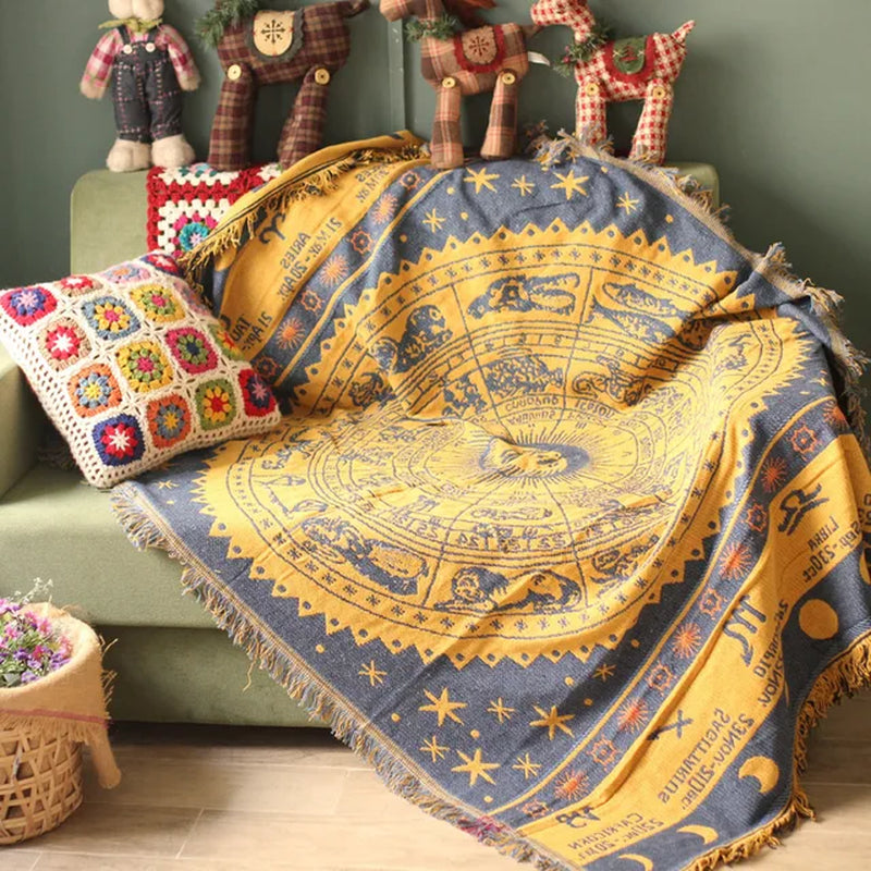 Retro Style Throw Blankets