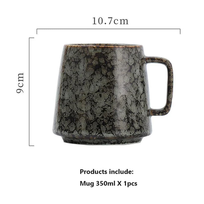 Japanese Glazed Ceramic Mug