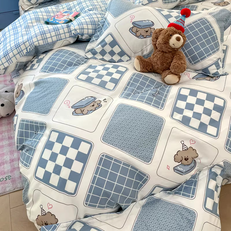 Playful Cotton Duvet Cover