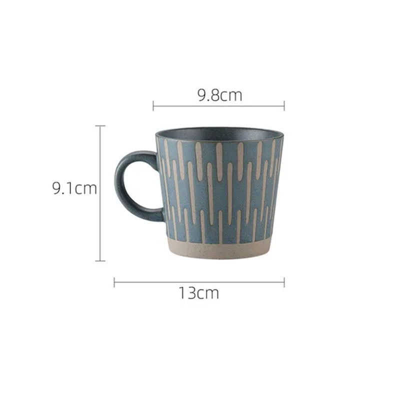 Nordic Handmade Ceramic Coffee Mug