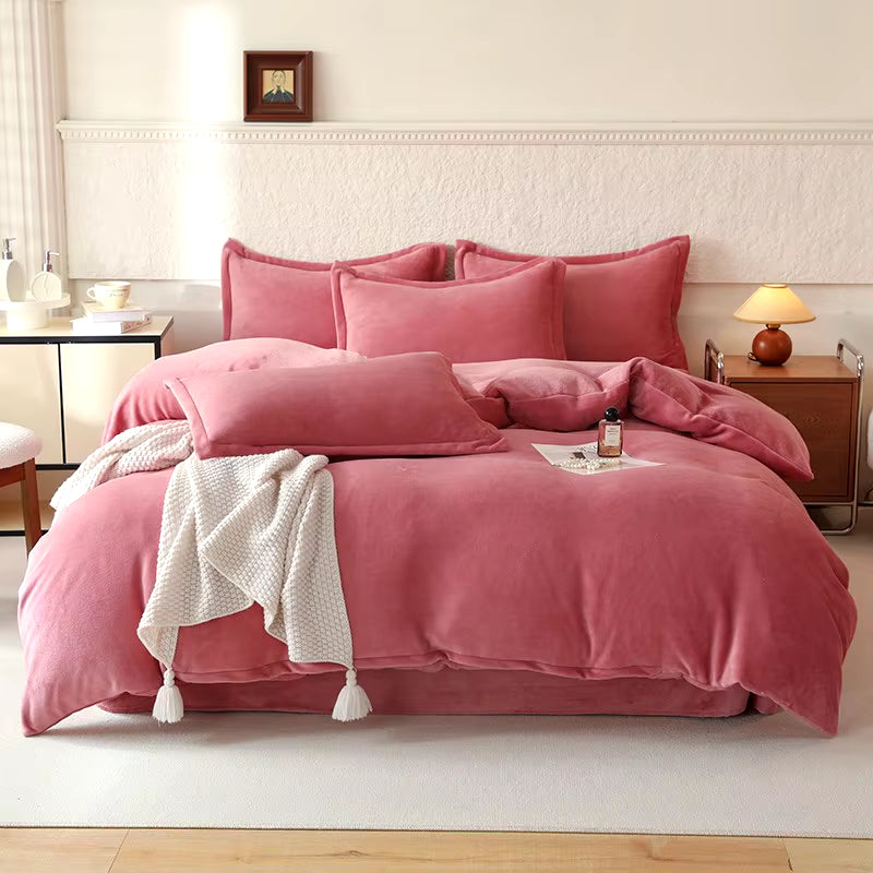 Velvet Duvet Cover, Solid Color