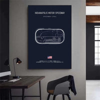 F1 Monaco Circuit Wall Prints