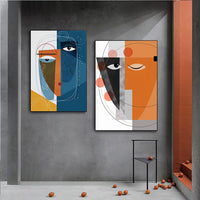 Abstract Woman Line Wall Prints