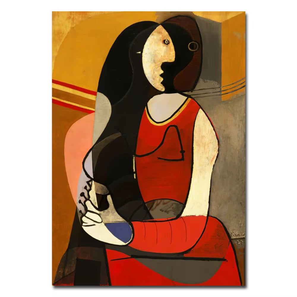 Classic Picasso Woman Wall Prints