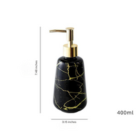 Ceramic Marble Gold Soap Dispenser