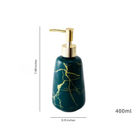 Ceramic Marble Gold Soap Dispenser