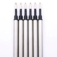 6 Pcs/Lot High Quality Beads Pen Refill Ball Rolling Ball Pen Refill School Office Stationery